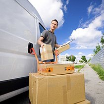van with man new southgate