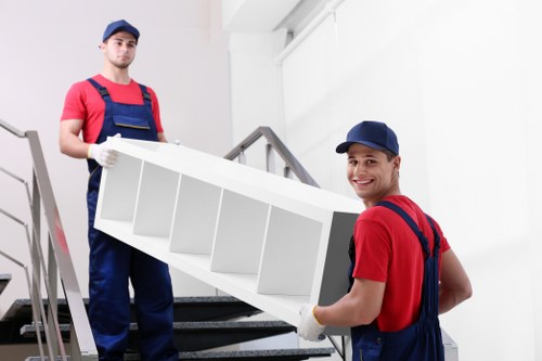 A Newsouthgate man and van loading furniture for delivery