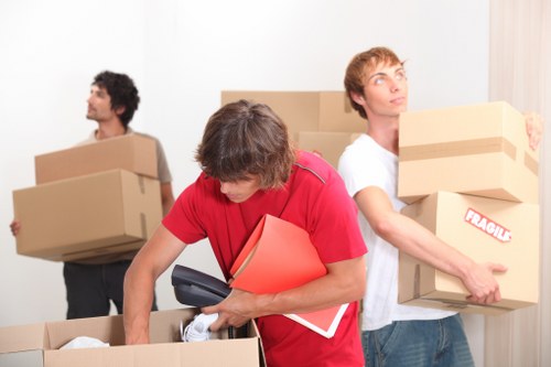 Service team assessing a moving-related complaint