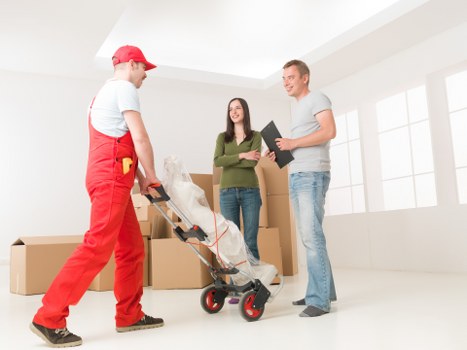Local man with a van helping with a move in North London