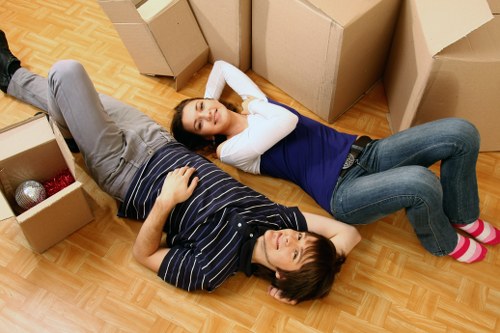 Packing and labelling office equipment for relocation