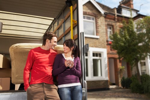 Low-carbon van used for eco-friendly removals in Newsouthgate